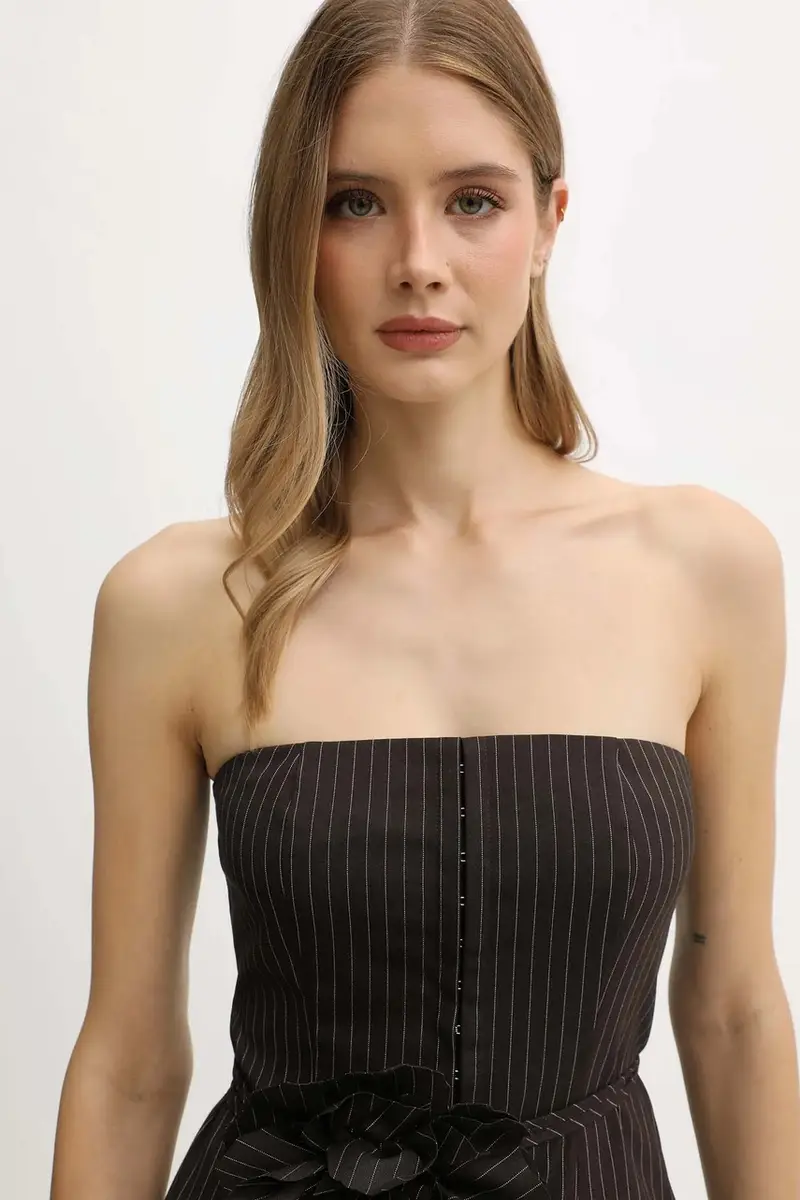 camicetta donna colore marrone 1146963065 miniatura 4