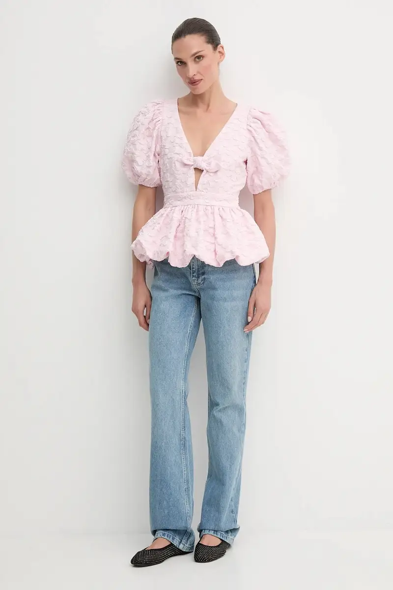 camicetta donna colore rosa 114793191 miniatura 2