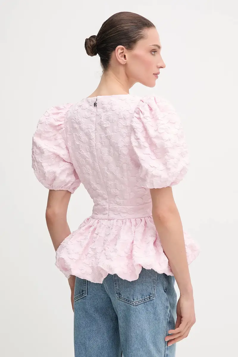 camicetta donna colore rosa 114793191 miniatura 3