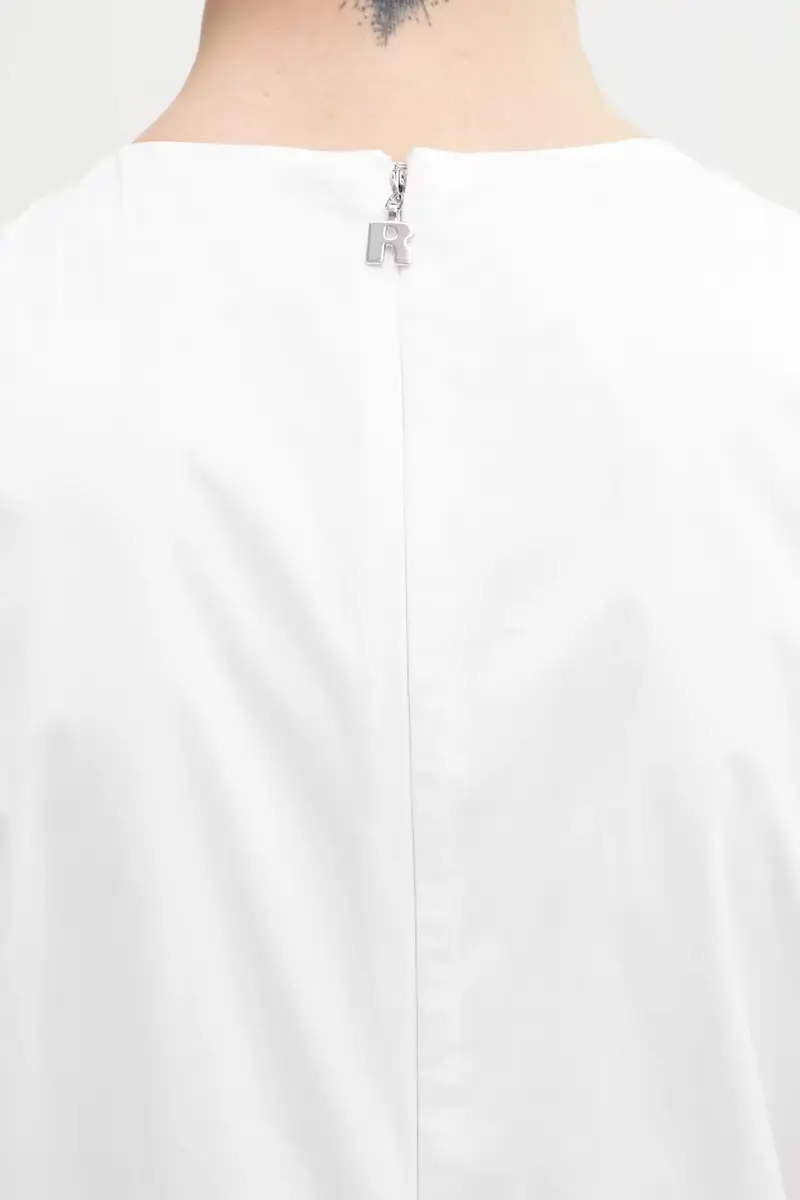 camicetta in cotone Bianco miniatura 4