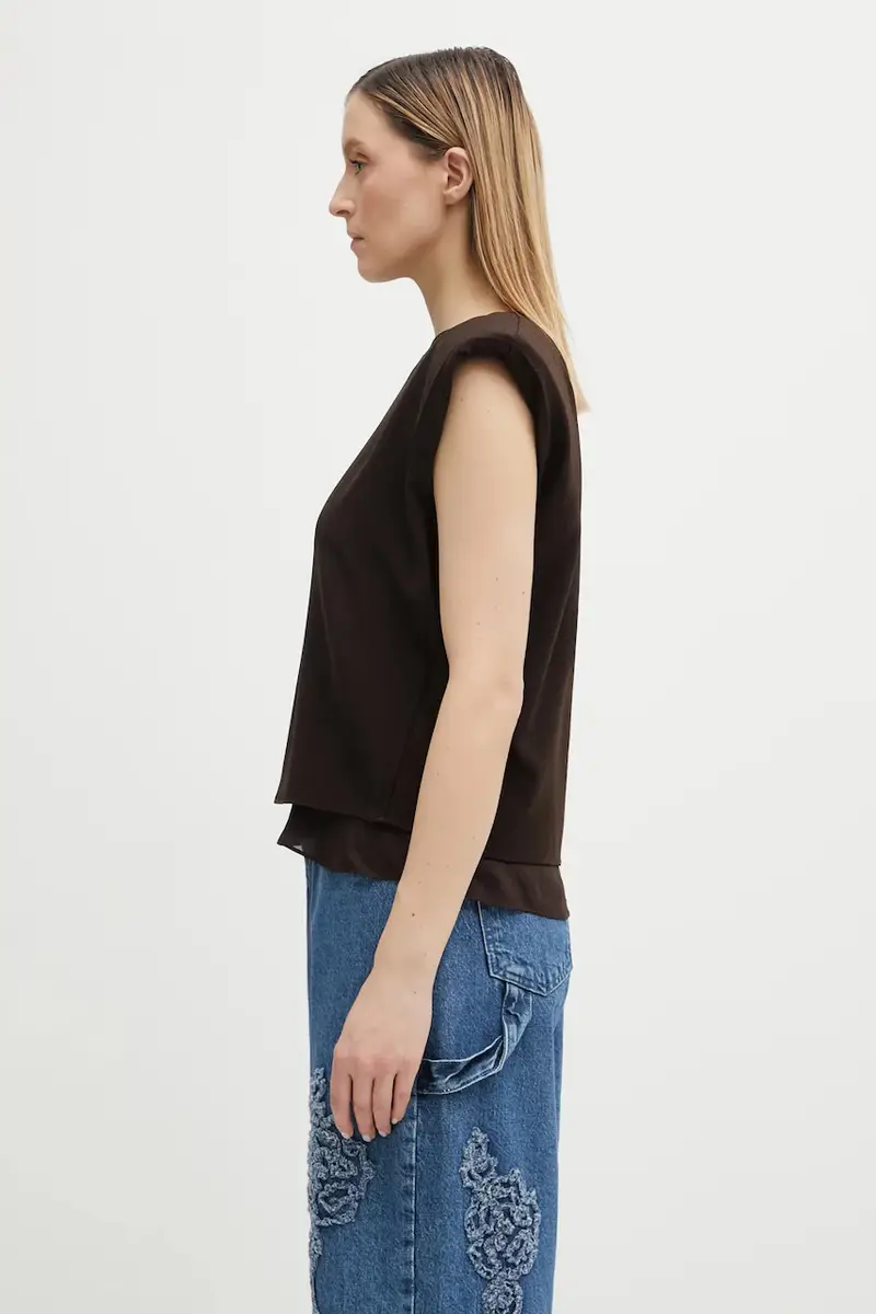 camicetta Marrone miniatura 2