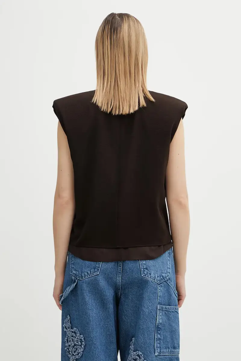 camicetta Marrone miniatura 3