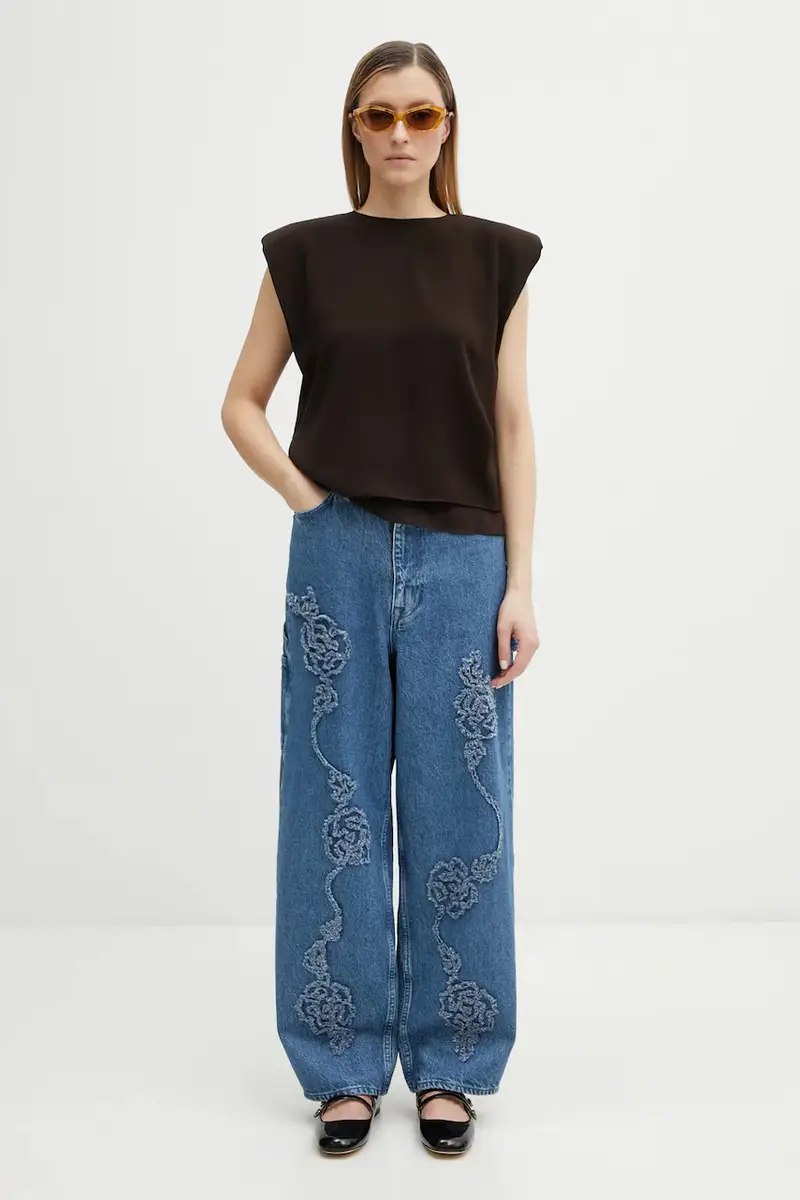 camicetta Marrone miniatura 5