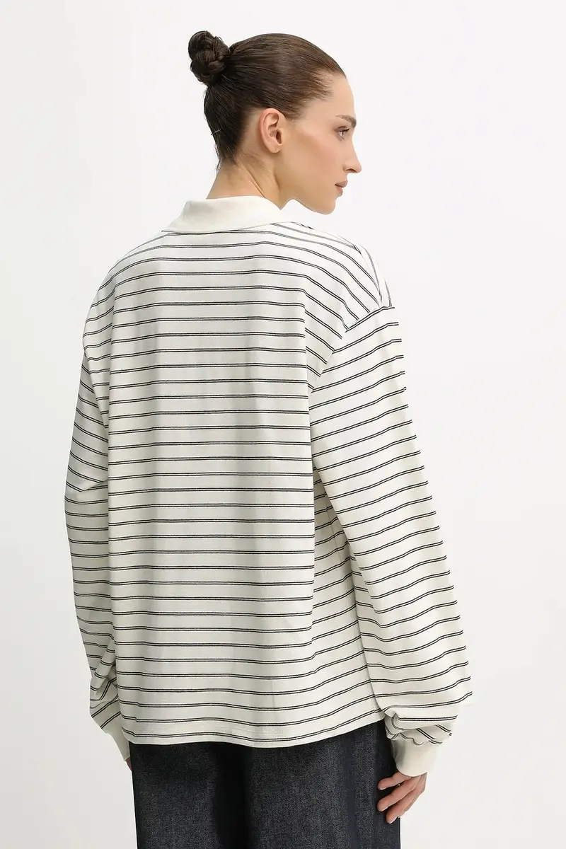 camicia a maniche lunghe colore beige 115641858 miniatura 3