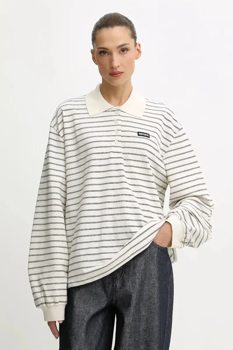 camicia a maniche lunghe colore beige 115641858