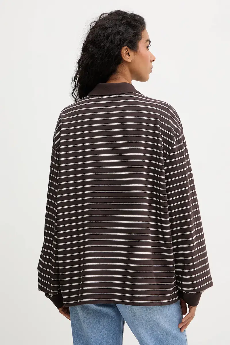 camicia a maniche lunghe colore marrone 1160033088 miniatura 3