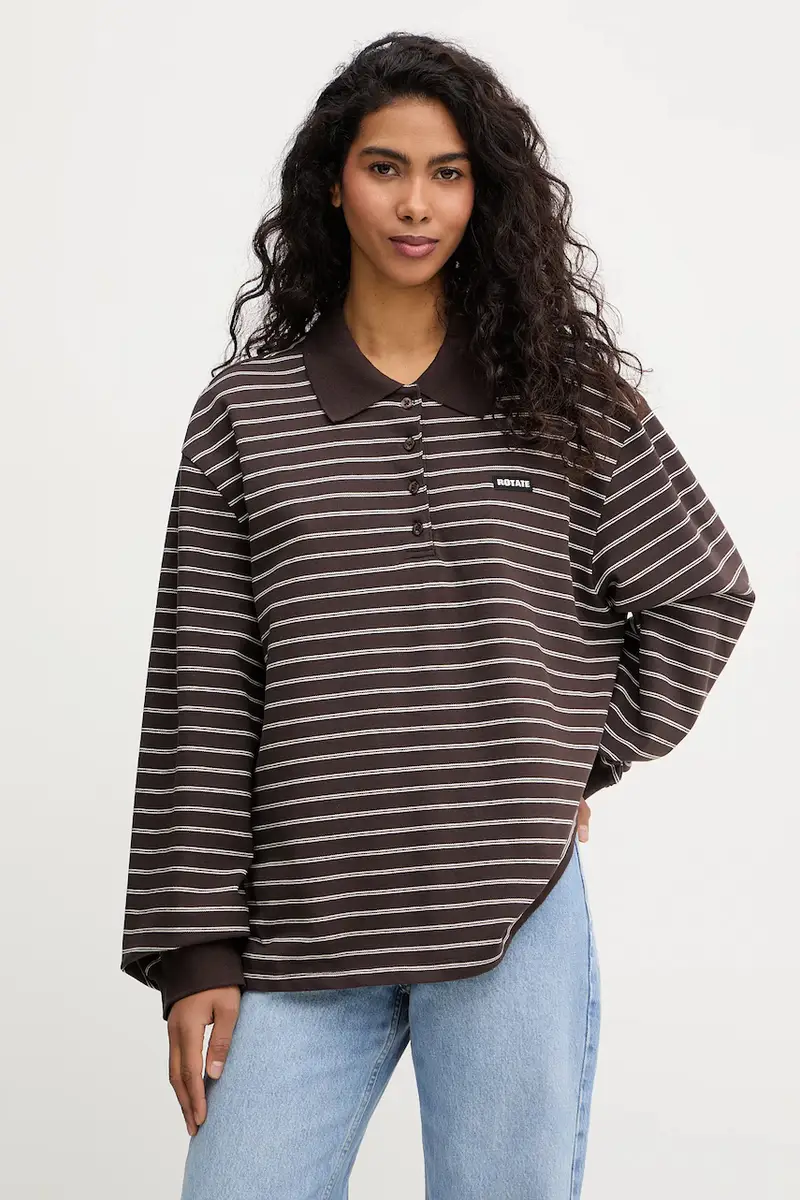 camicia a maniche lunghe colore marrone 1160033088