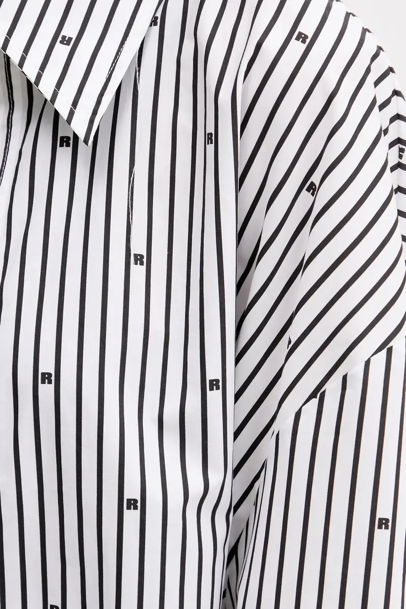 camicia in cotone donna colore nero 114398000 miniatura 5