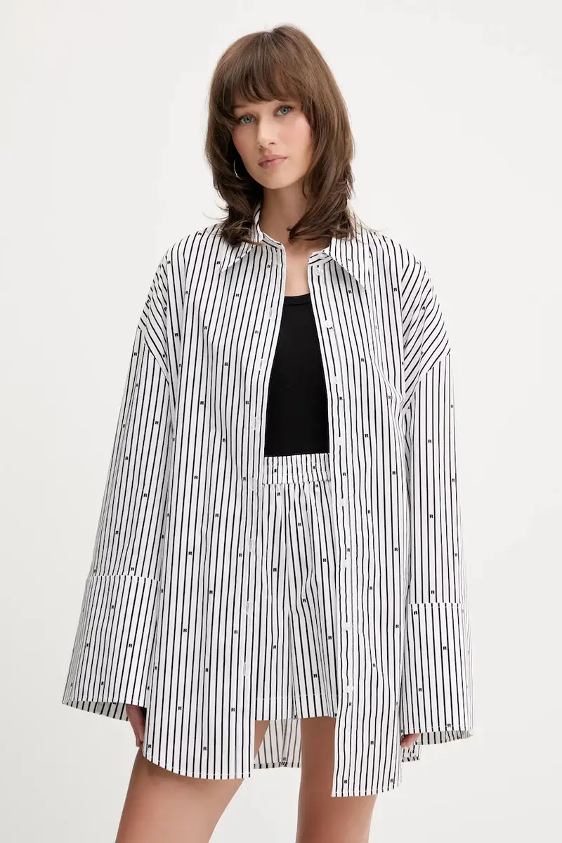 camicia in cotone donna colore nero 114398000