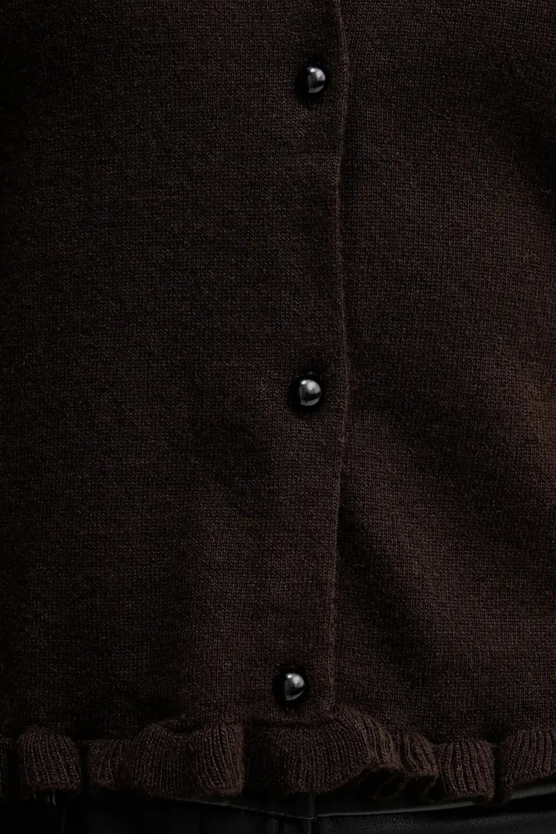 Rotate Cardigan Donna Marrone 3842459 miniatura 5