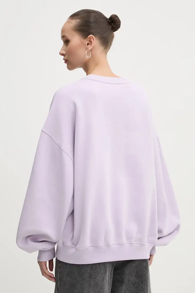 felpa in cotone donna colore violetto 1134251813 miniatura 3