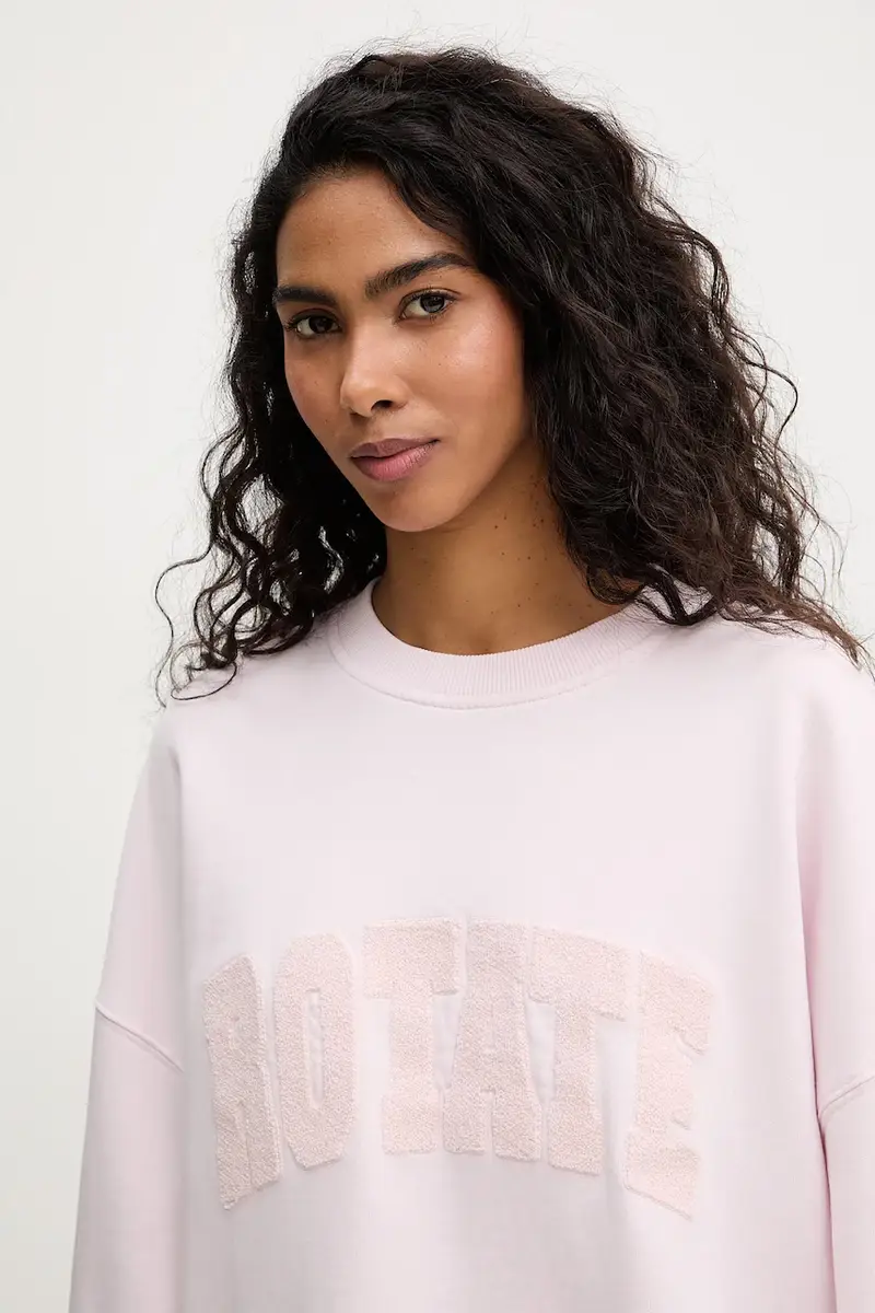 felpa in cotone Rosa miniatura 4