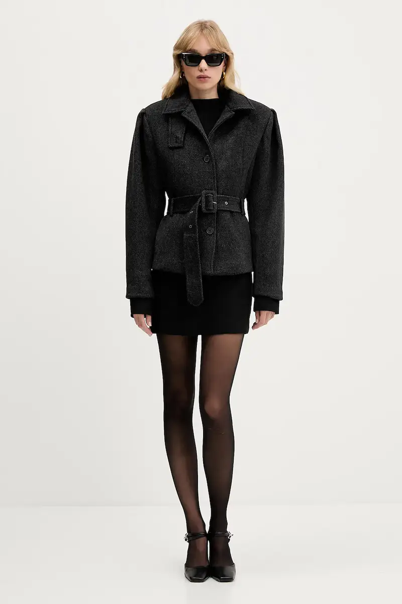 giacca con lana colore grigio 1147441205 miniatura 2