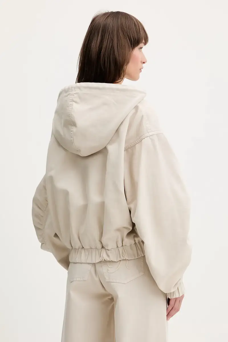 giacca in cotone colore beige 1142831763 miniatura 3