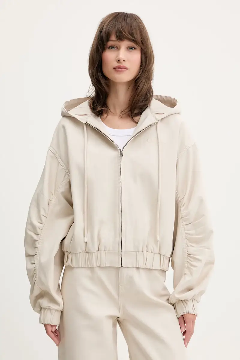 giacca in cotone colore beige 1142831763