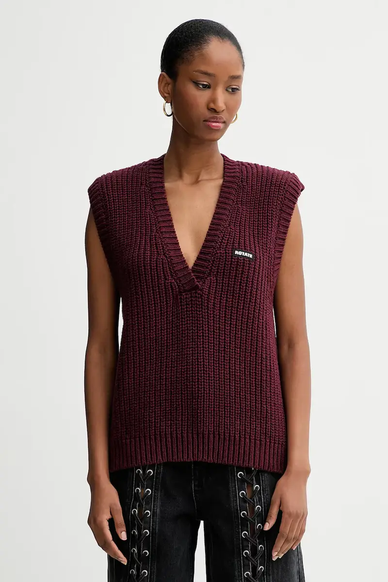 Rotate Gilet Rosso 3842501