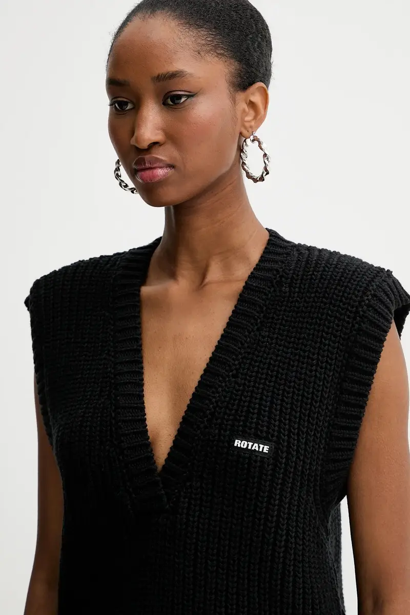 Rotate Gilet Donna Nero 3842491 miniatura 4