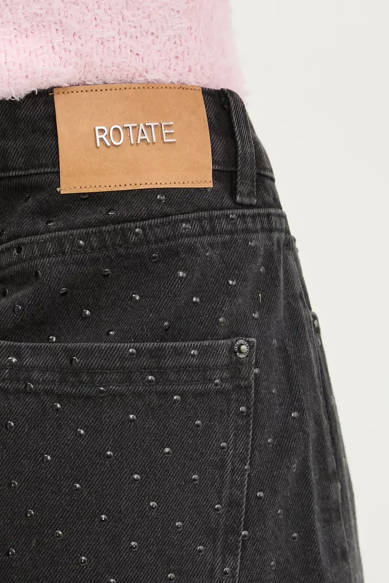 Rotate Jeans Donna Nero 3627048 miniatura 4