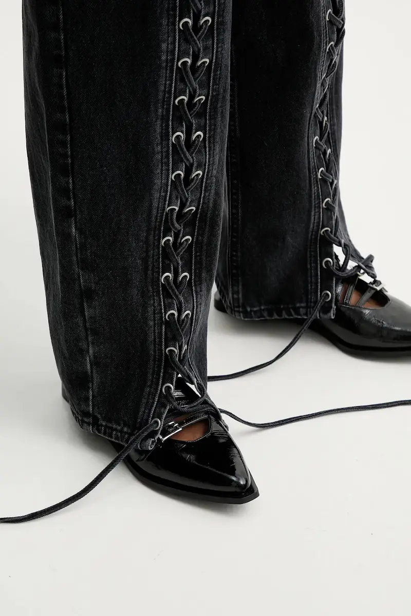 Rotate Jeans Donna Nero 3842492 miniatura 5