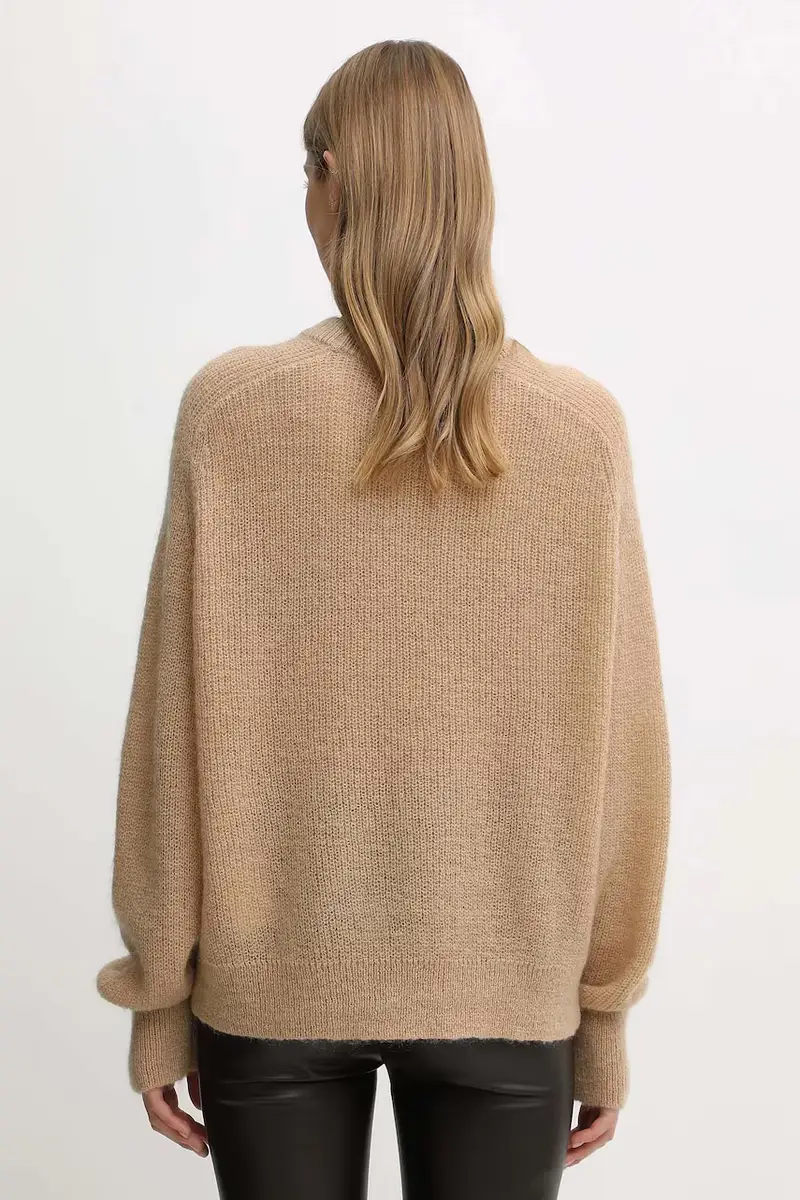 maglione con lana colore beige 1146391753 miniatura 3