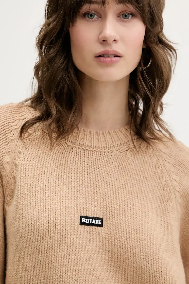 maglione con lana colore beige 1147411753 miniatura 4