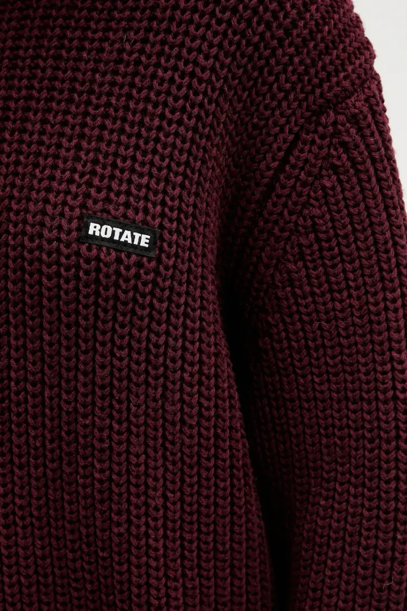 maglione con lana colore granata 1147342734 miniatura 5