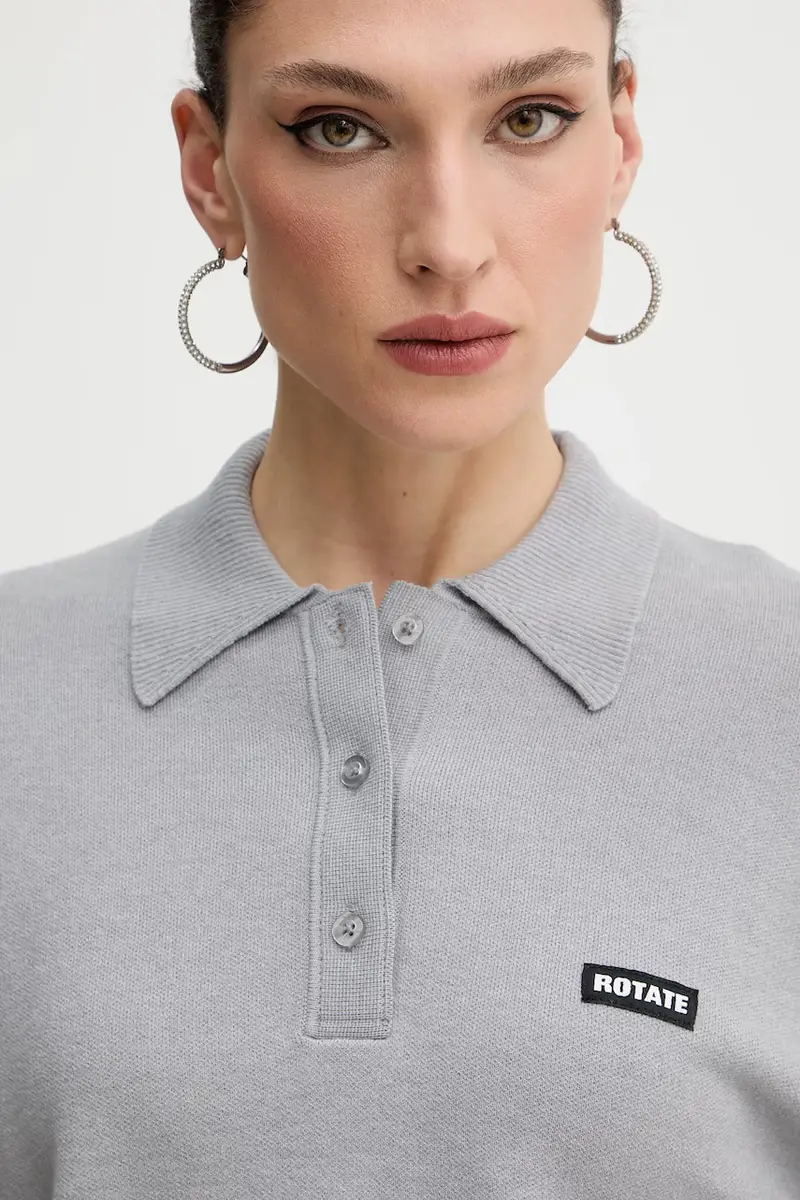 maglione con lana colore grigio 115137039 miniatura 4