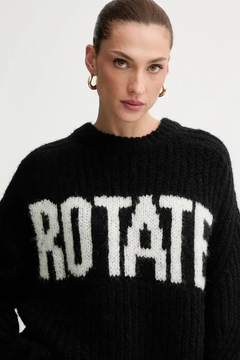 maglione con lana colore nero 114910100 miniatura 4