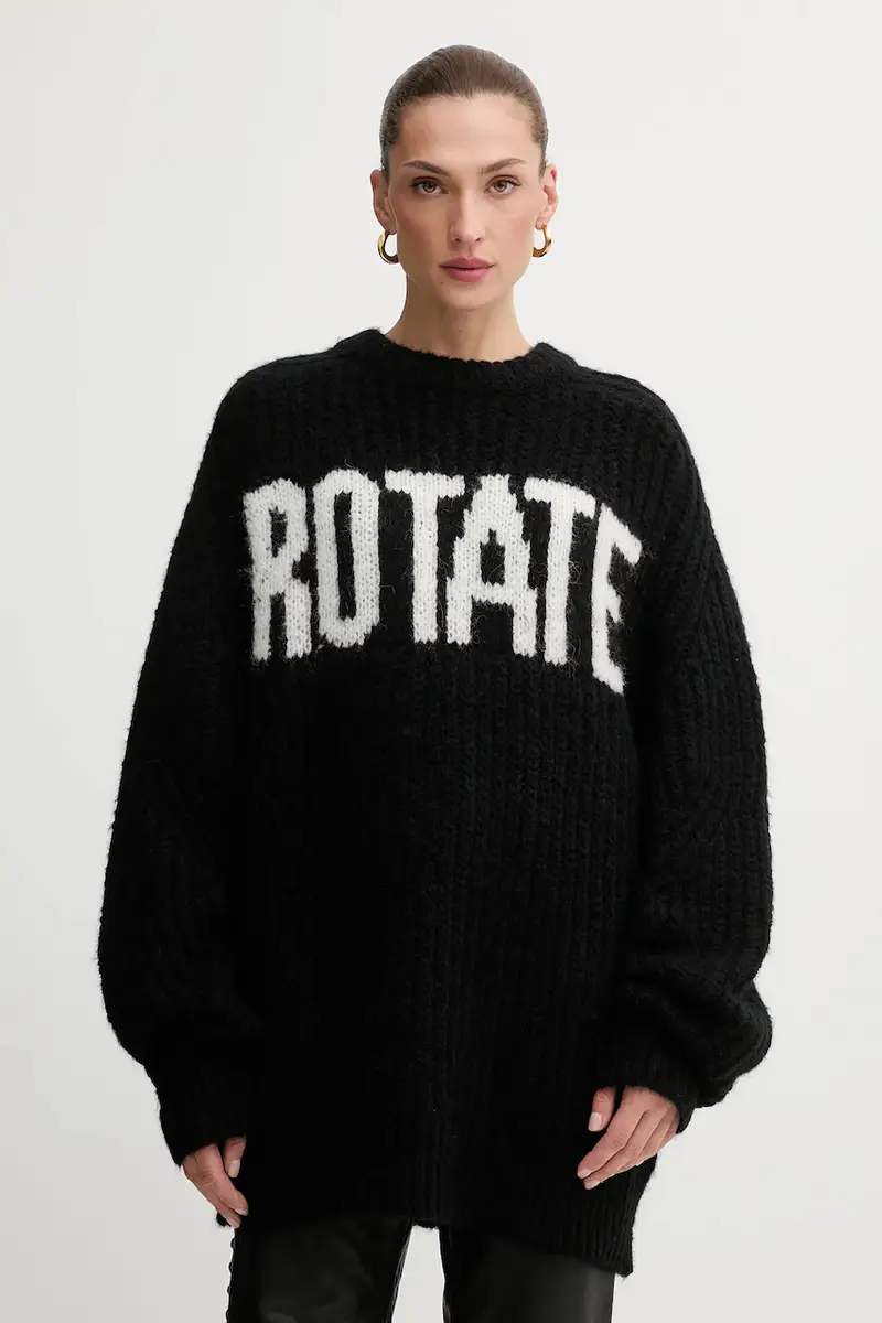 maglione con lana colore nero 114910100