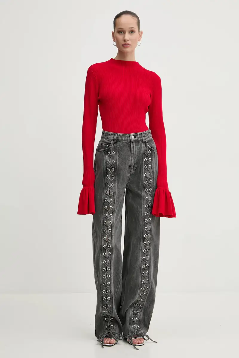 maglione donna colore rosso 1141023017 miniatura 2