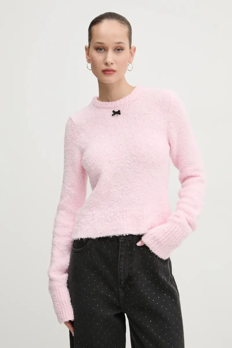 maglione in cotone colore rosa 1139481011