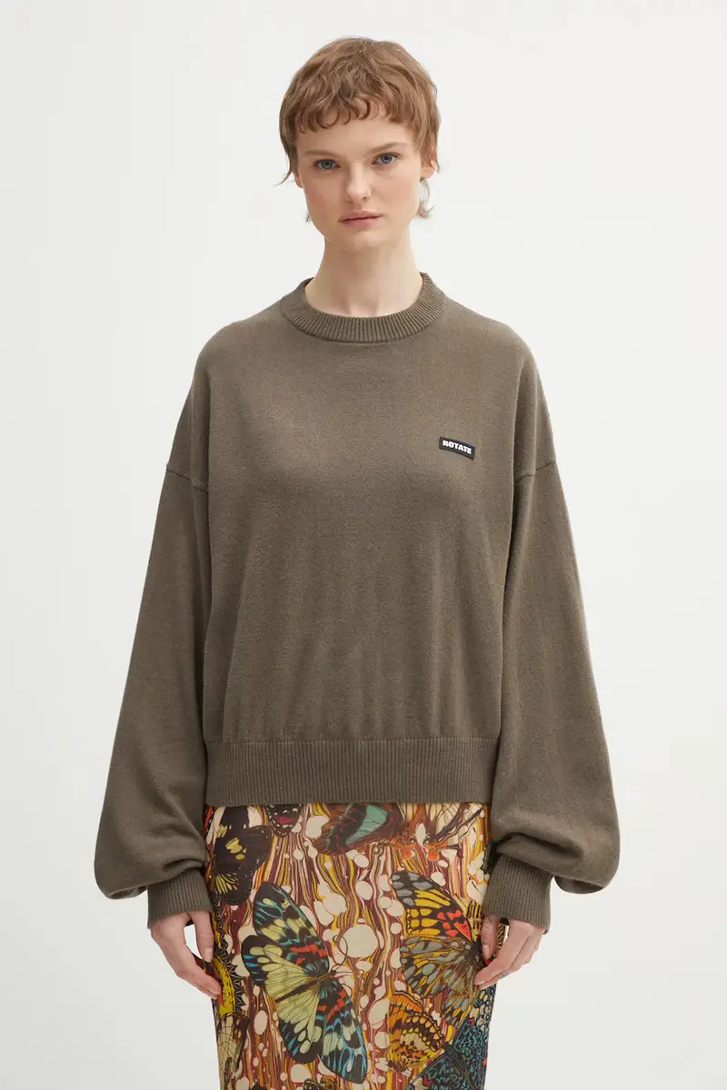 maglione in lana Marrone