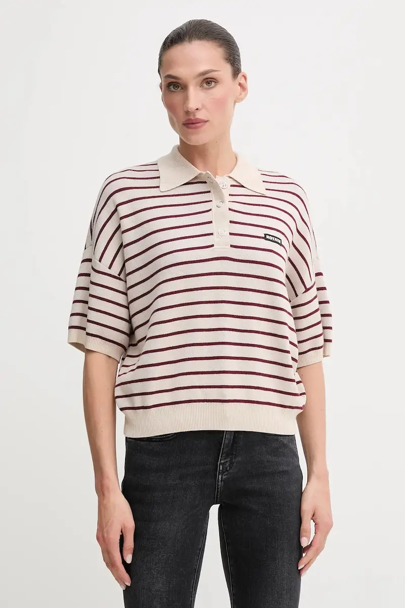 maglione in misto lana donna colore beige 1143041764