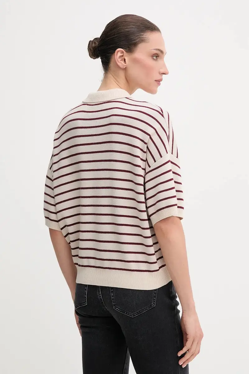 maglione in misto lana donna colore beige 1143041764 miniatura 3