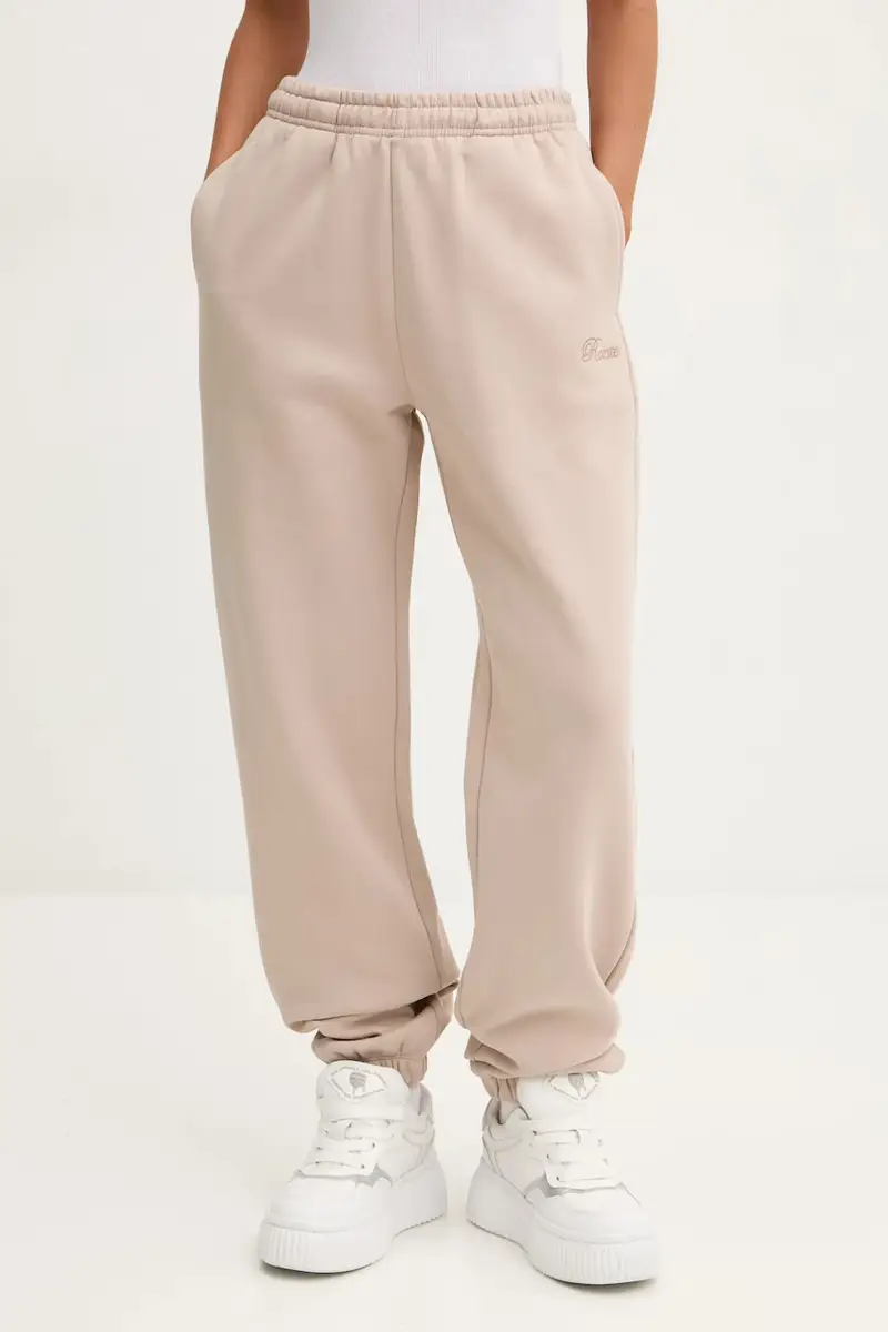 pantaloni della tuta di cotone Beige