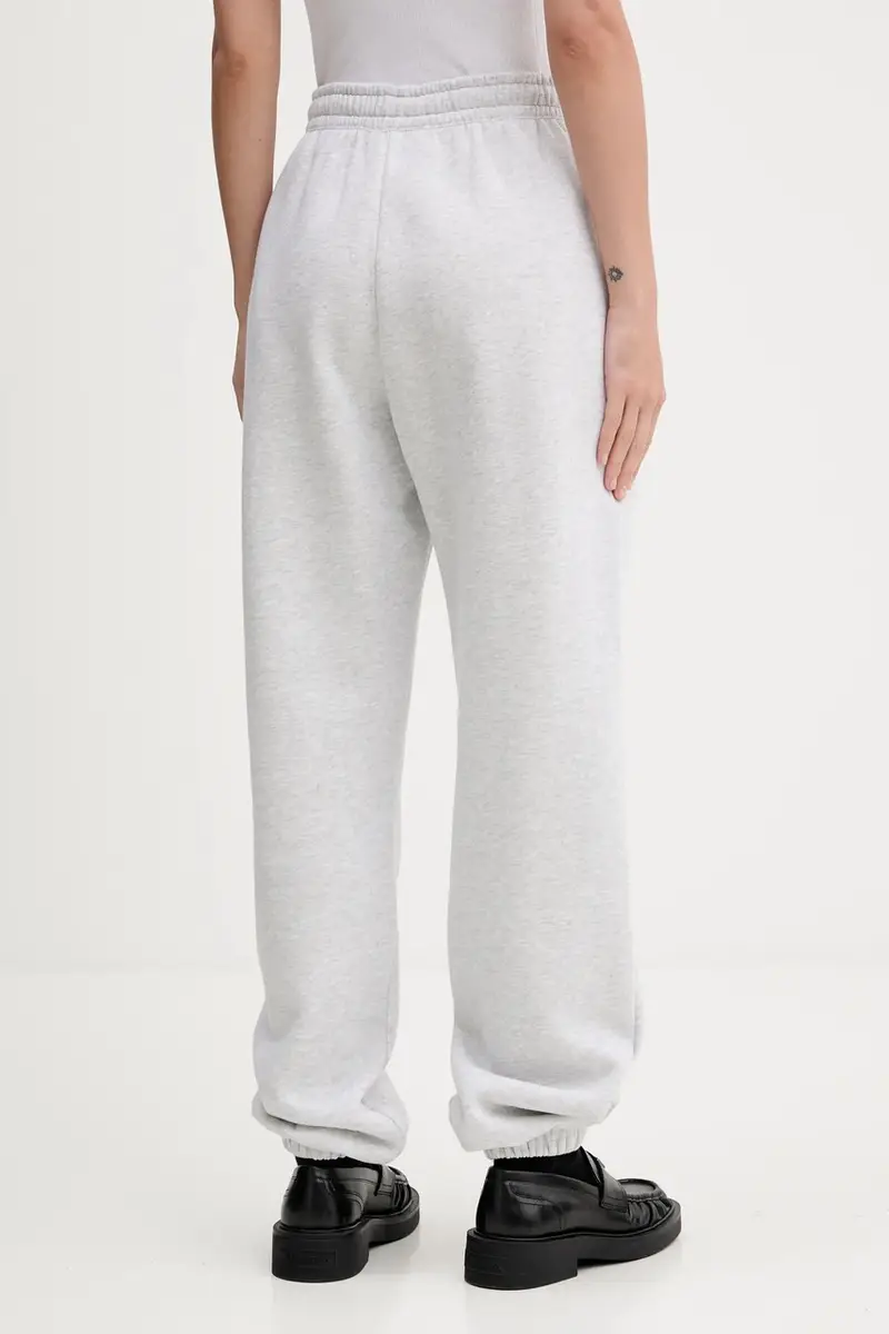 pantaloni della tuta di cotone colore grigio 1134281473 miniatura 3