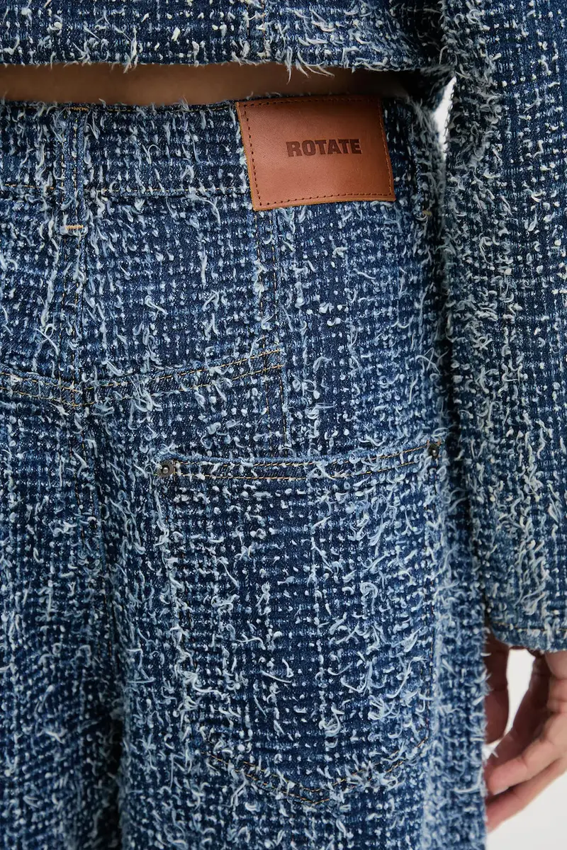 pantaloni donna colore blu 1142001603 miniatura 5