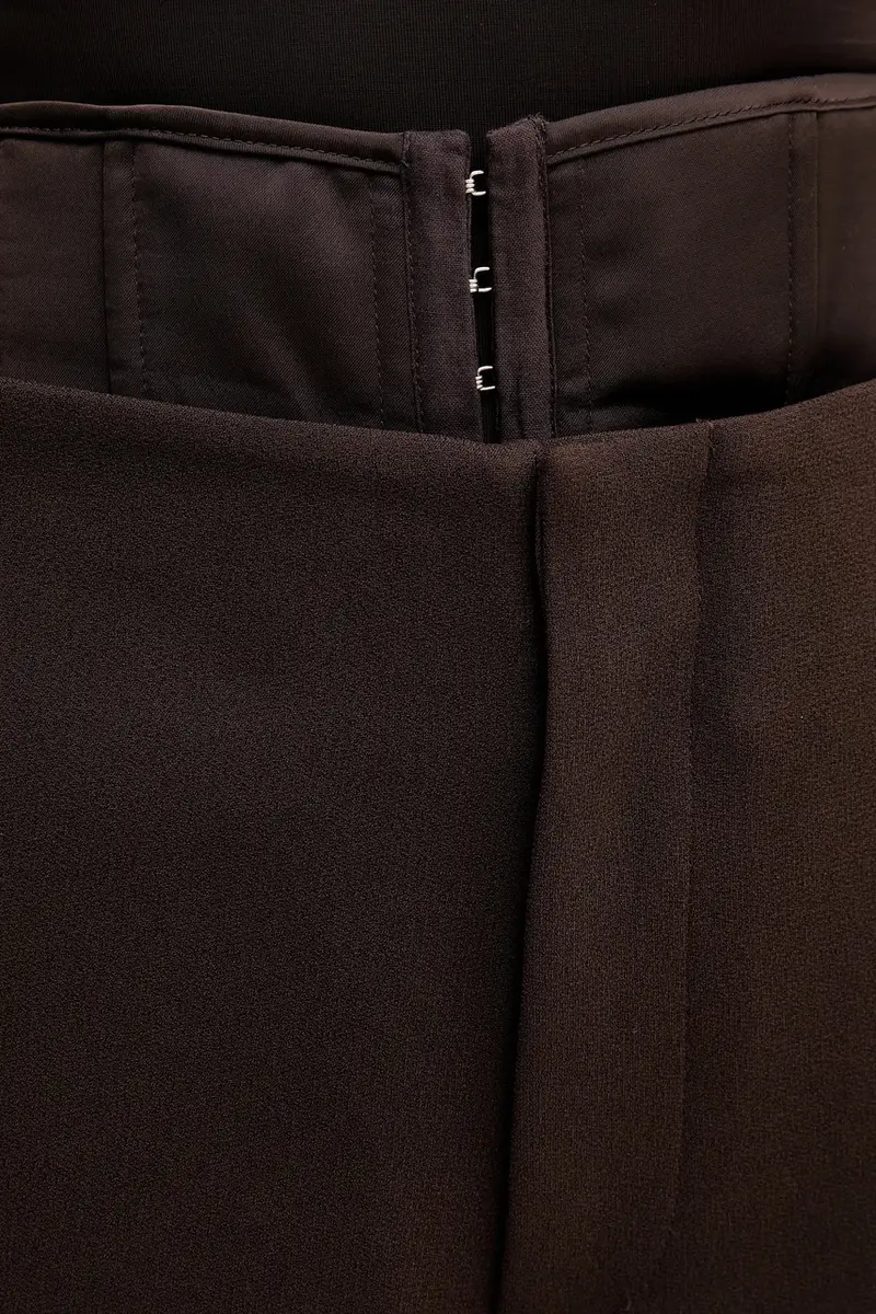 pantaloni donna colore marrone 1149412910 miniatura 5