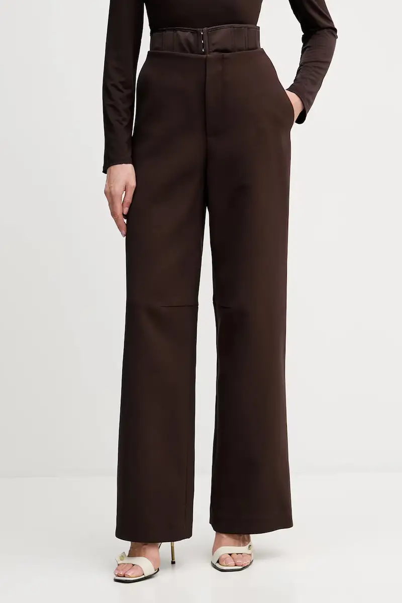 pantaloni donna colore marrone 1149412910