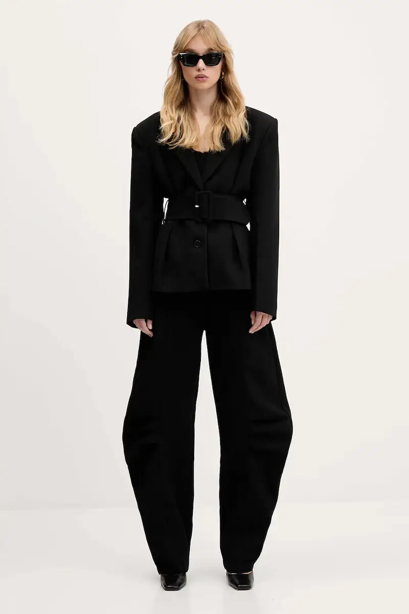 pantaloni donna colore nero 114826100 miniatura 2