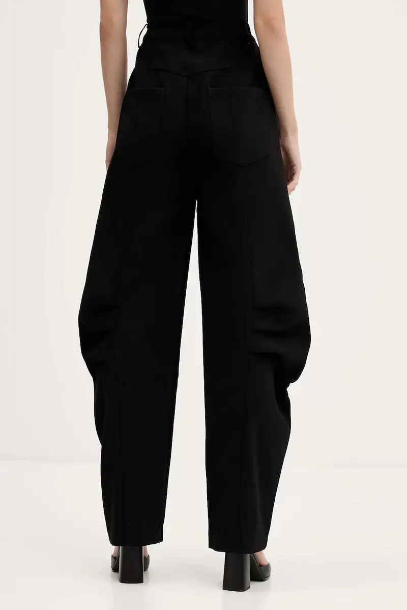 pantaloni donna colore nero 114826100 miniatura 3