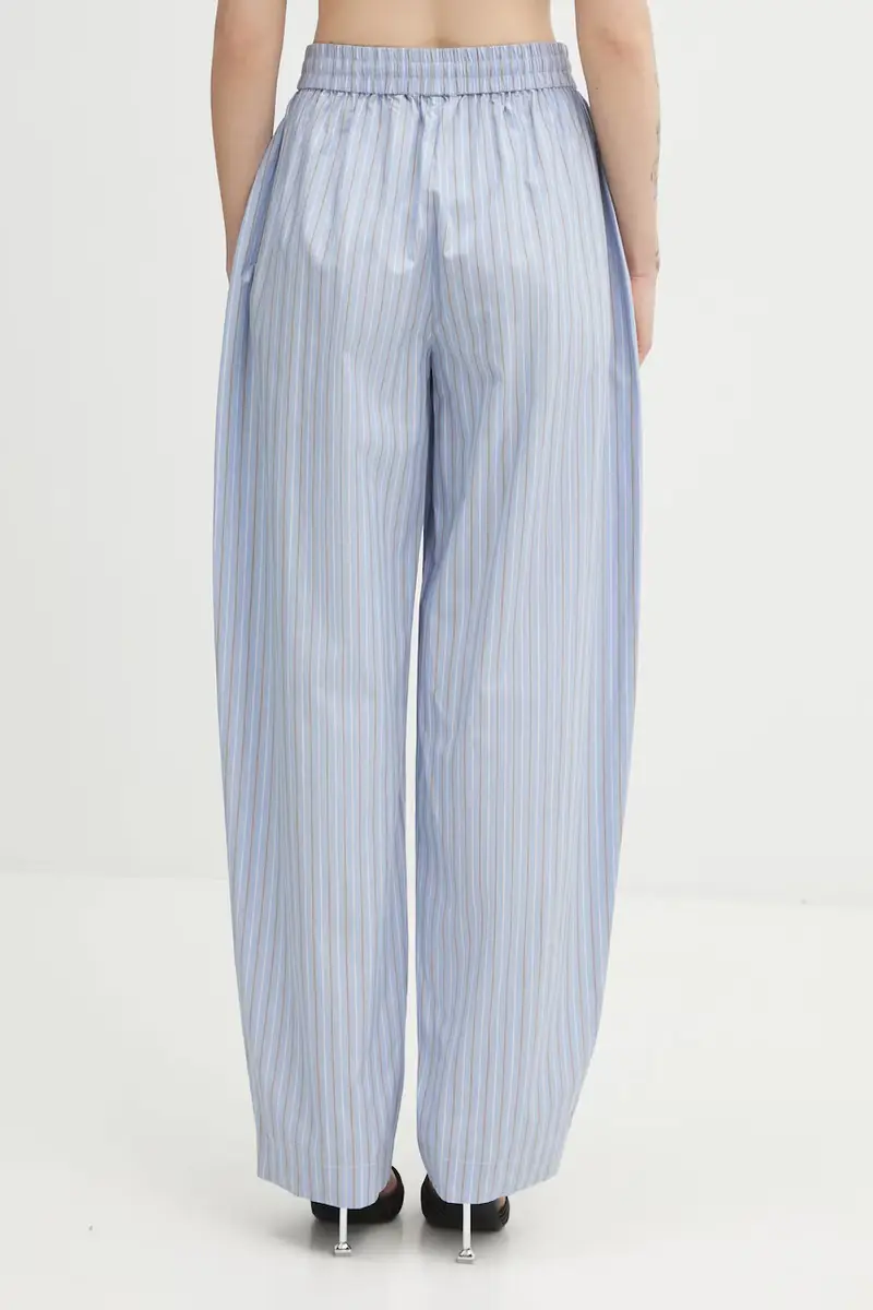 pantaloni in cotone Blu miniatura 3