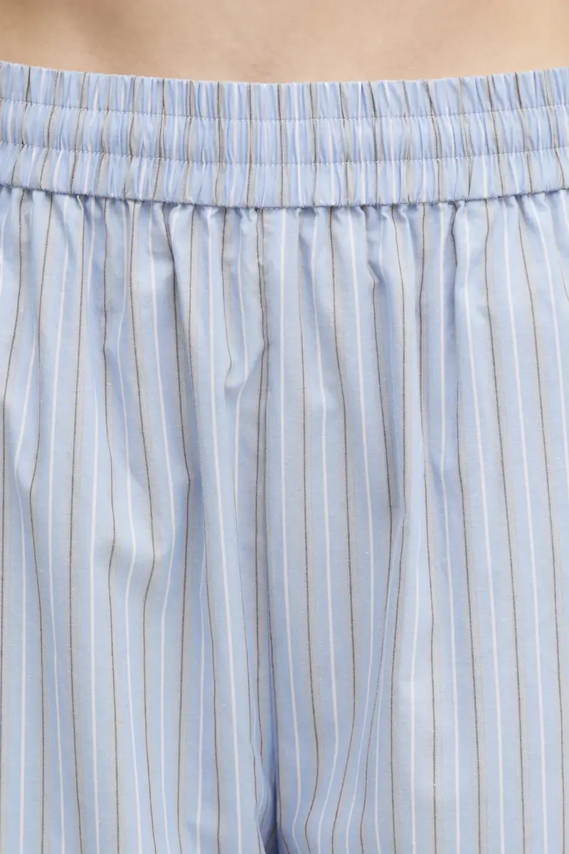 pantaloni in cotone Blu miniatura 4