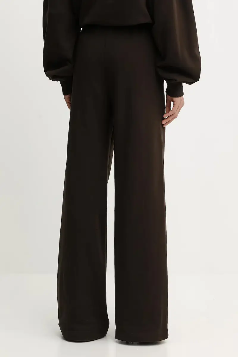 pantaloni tuta di cotone donna colore marrone 1153131667 miniatura 3