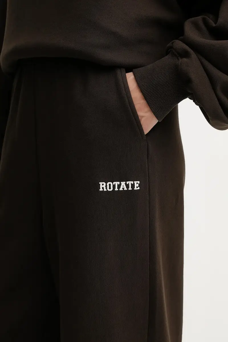 pantaloni tuta di cotone donna colore marrone 1153131667 miniatura 4