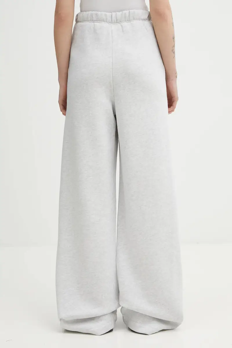 pantaloni tuta di cotone Grigio miniatura 3