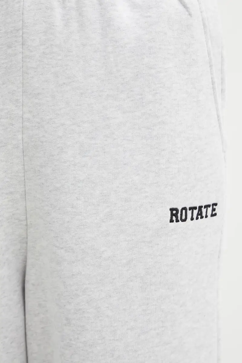 pantaloni tuta di cotone Grigio miniatura 4