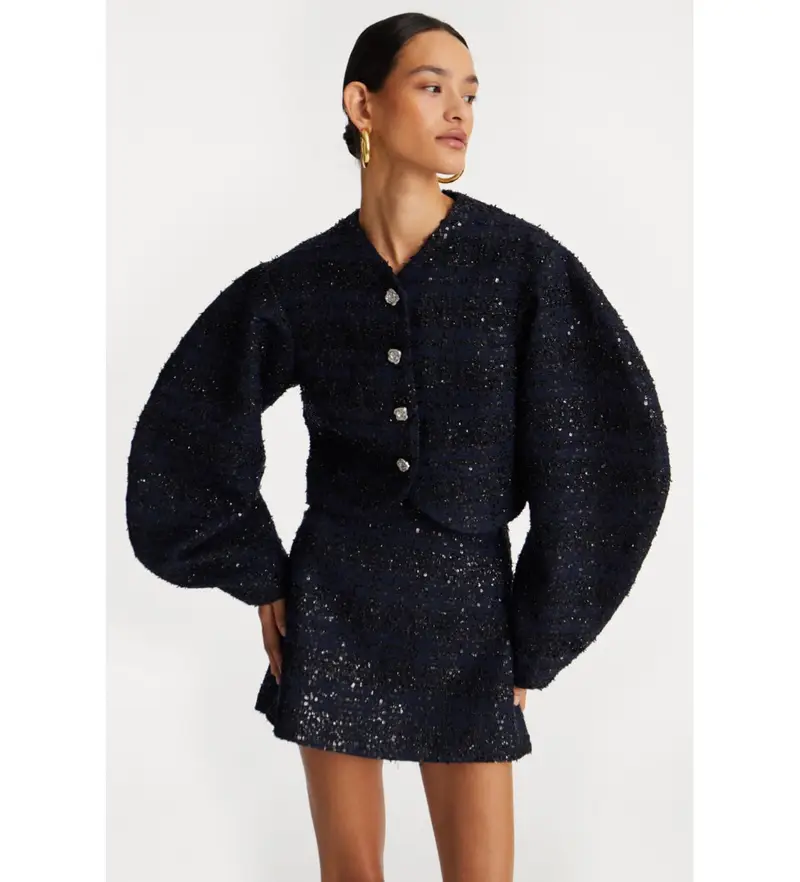 per donna 1141971725 Giacca blu navy Vinetta (34), Casual, Polister riciclato, Sostenibile