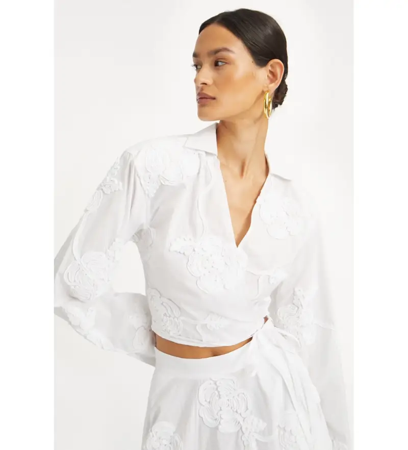 per donna 114546400 Camicia corta Willow White (34), Bianco, Casual, Manica lunga, Cotone biologico, Sostenibile