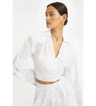 per donna 114546400 Camicia corta Willow White (36), Bianco, Casual, Manica lunga, Cotone biologico, Sostenibile